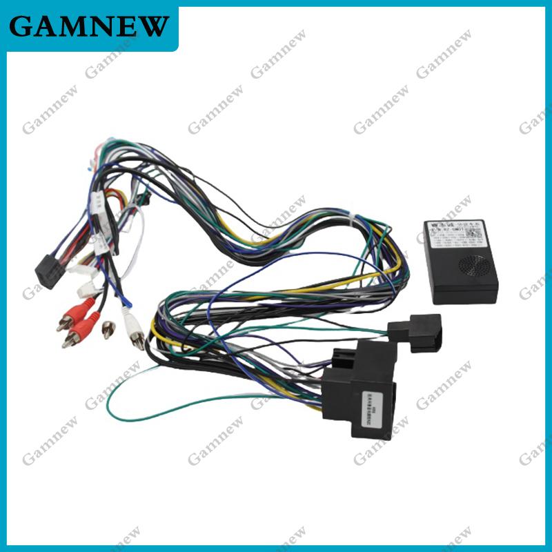 Car 16PIN Audio DVD Player Power Calbe Adapter With Canbus Box For Chevrolet Encore Opel 2013 Stereo Plug Wiring Harness