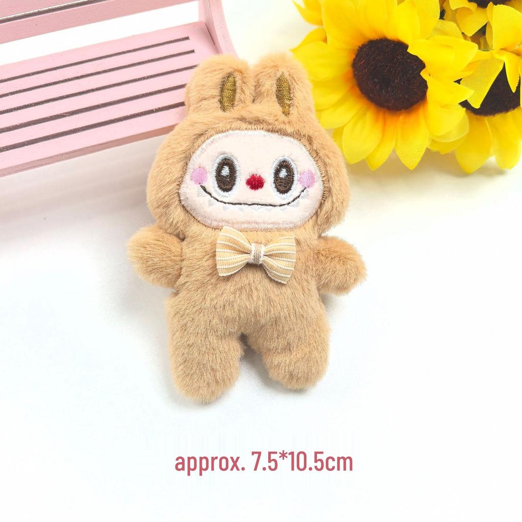 Piszczący wisiorek Labubu 3. generacji: DIY Biżuteria i Dodatek do Odzieży Pluszowy Brelok z Lalką