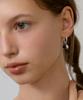 Tatiana Pearl And Onyx Charm Hoop Earrings Ec3270