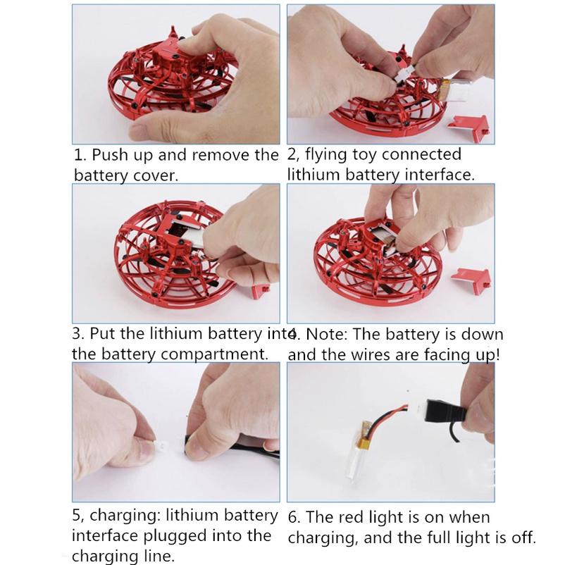 UAV Suspension Aircraft Small Children Remote Control Aircraft Toys Smart Somatosensory Mini Pocket