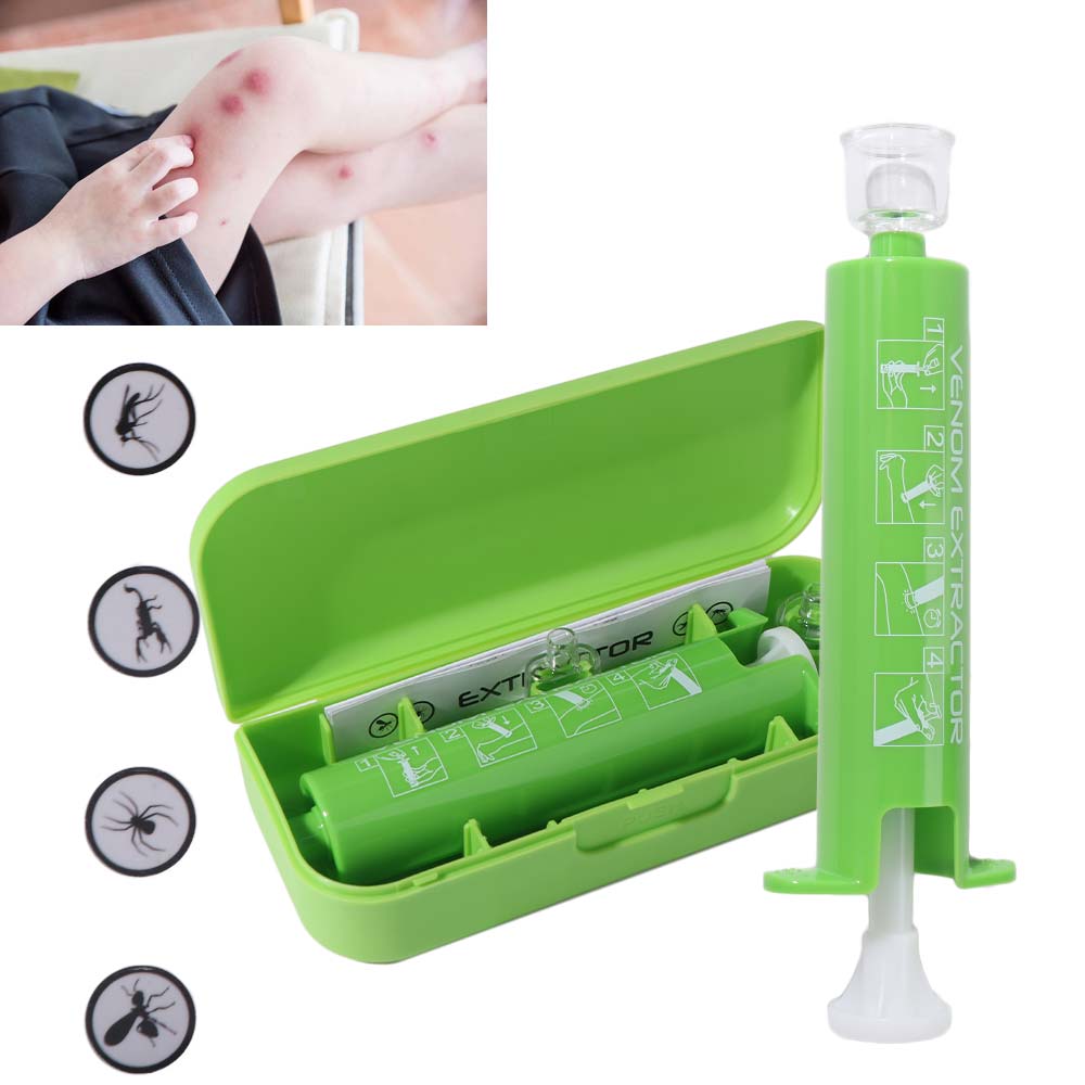 Vacuum Bite Venom Extractor Natural Itch Relief Insect Sting Sucker  Safety Tool