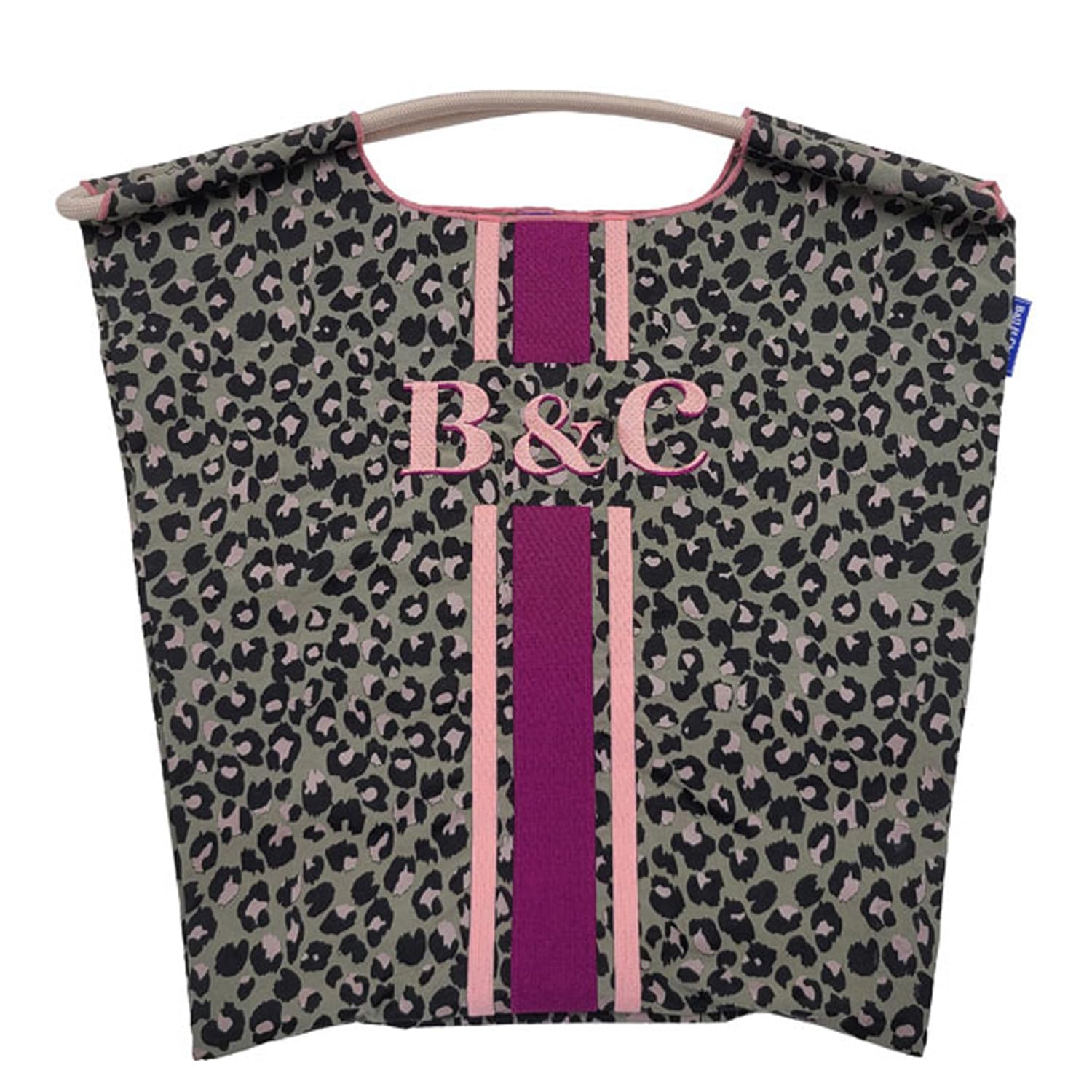 

Ball Chain Authentic LEOPARD LINE M Size Eco Bag Tote Bag Embroidery 301052 [Ball & Chain] & (LEO.GY, M)