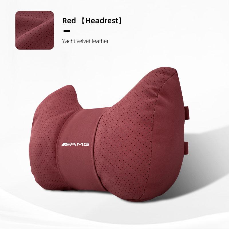 TWEK4 Car Headrest Neck Support S Class Soft High Quality Car Suit Accessories Car Hub Cap For Mercedes Benz AMG W214 W205 W204 W206