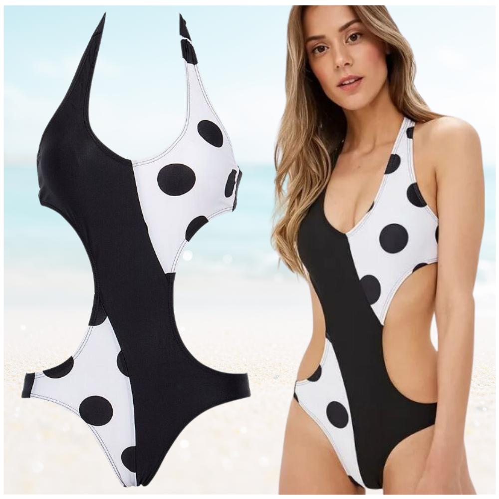 Plus size swimsuit XL slimming suit cutouts sexy bikini Plus size swimsuit L slimming suit cutouts sexy bikini