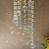 Modern Wind Chimes Aesthetic Crystal Wind Chime Minimalist Interior Sun Catchers Luxury Decorative Pendant Home Decorations