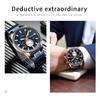 CURREN Men's Calendar Watch with Steel Business Waterproof Quartz Watch