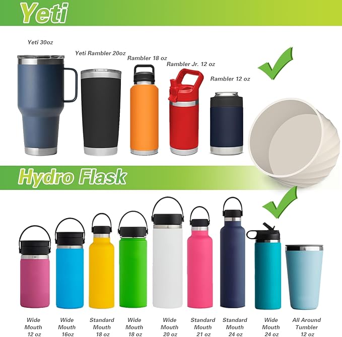 

Чехол для бутылки с водой Stanley 40/30 унций, нескользящий нижний чехол, защитный чехол для основания бутылки, противоскользящий защитный чехол