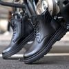 Leather Martin boots men's autumn and winter men's tooling dark wind boots first layer cowhide men's boots versatile high-top trendy shoes