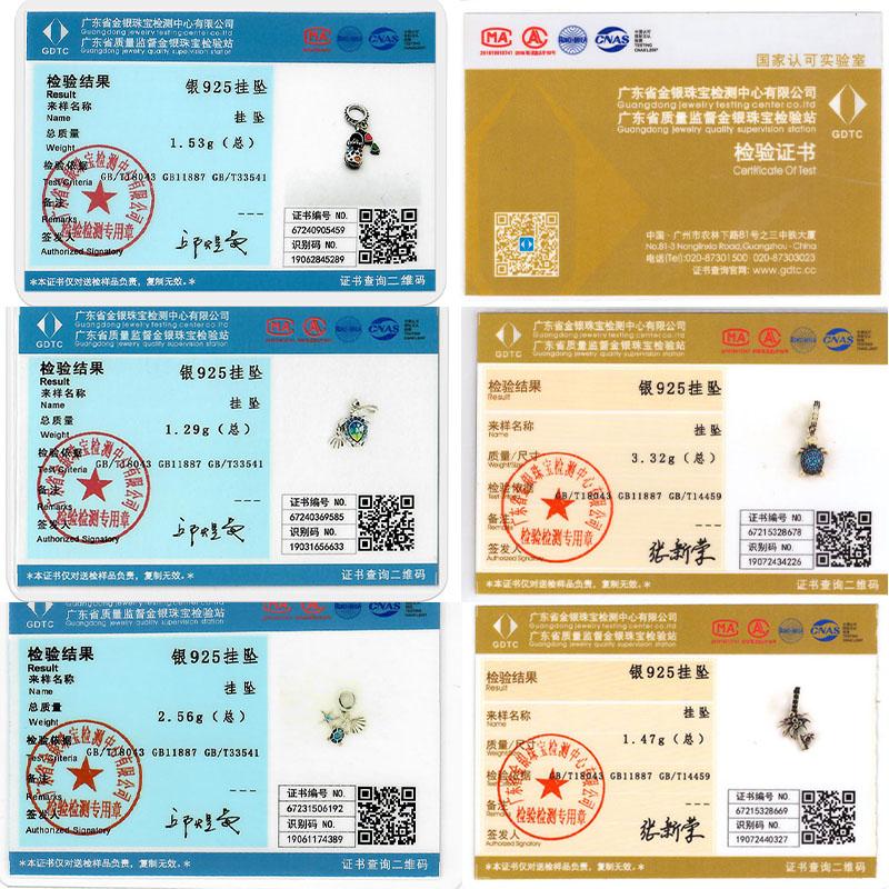 New Copper Charms Beads Pendants Summer Ocean Turtle Beach Fruit Shell Blue Charm For Women Bracelet Jewelry Gift