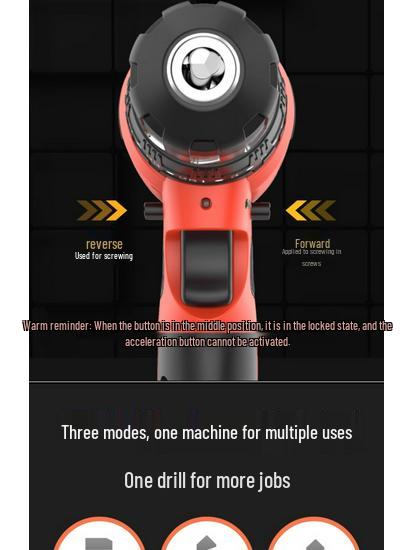 Wielofunkcyjny zestaw narzędzi elektrycznych z wiertarką i śrubokrętami