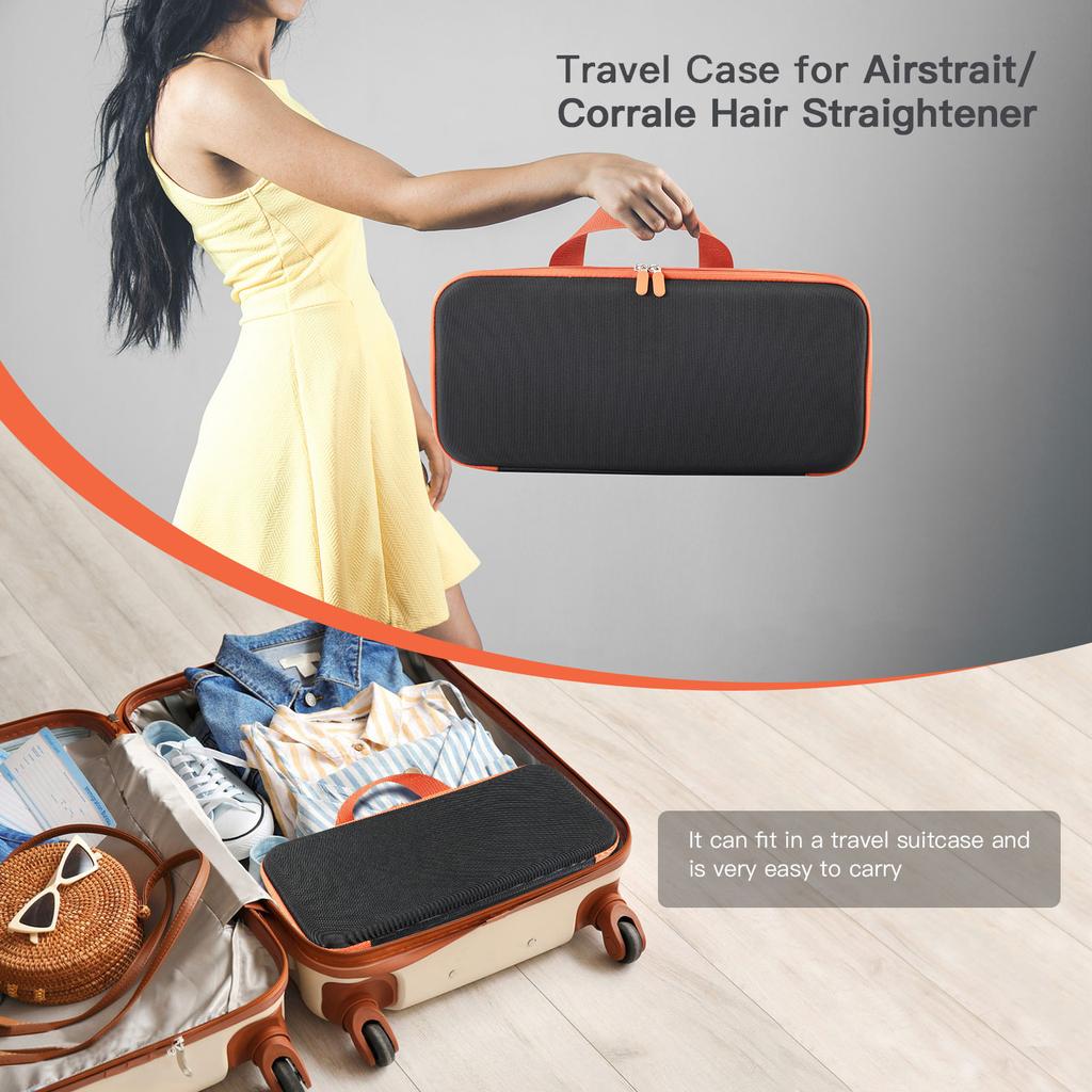 Travel Case Secure Storage Solution Lightweight Carrying Bag Portable Storage Case for Hair Styling for Airstrait HT01