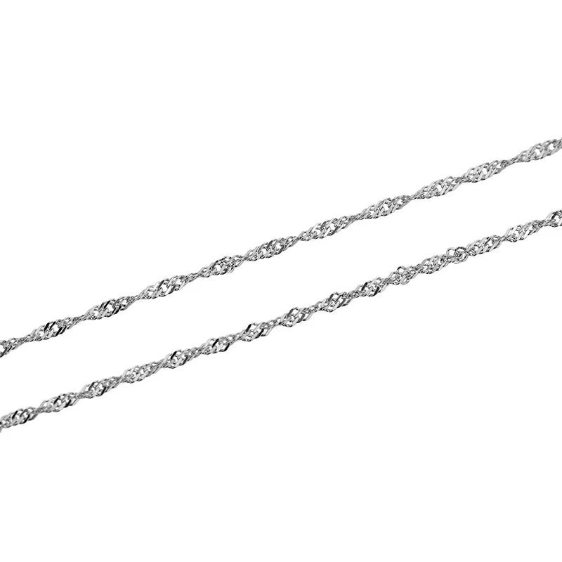 

2meters Never Fade Stainless Steel Chains Bulk Thin Link Chains Lot for Jewelry Making Supplies Necklace Bracelet Accessories