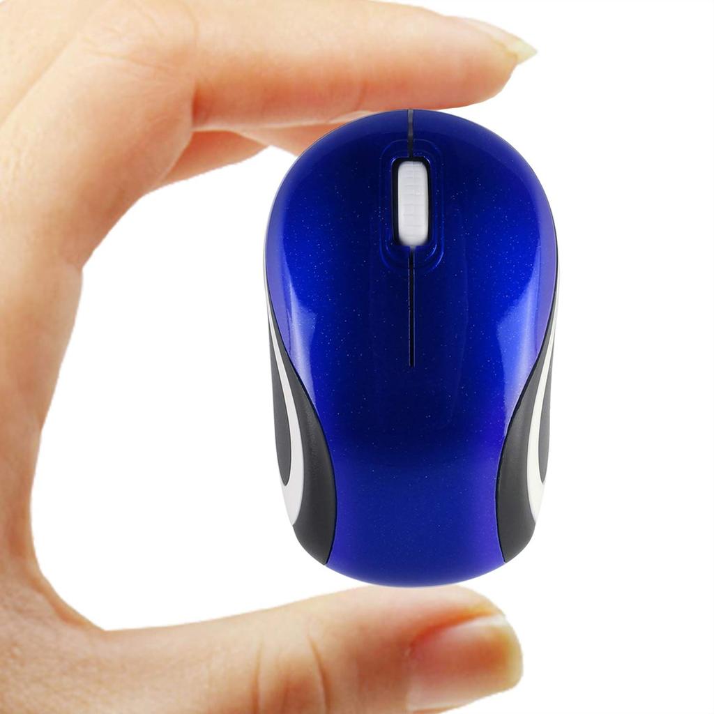 Wireless Mouse, 2.4GHz, Ultra-Compact, Cordless Optical Mouse, Mini Mouse for Kids, Ultra-Lightweight, with USB Receiver, Portable, Compatible with