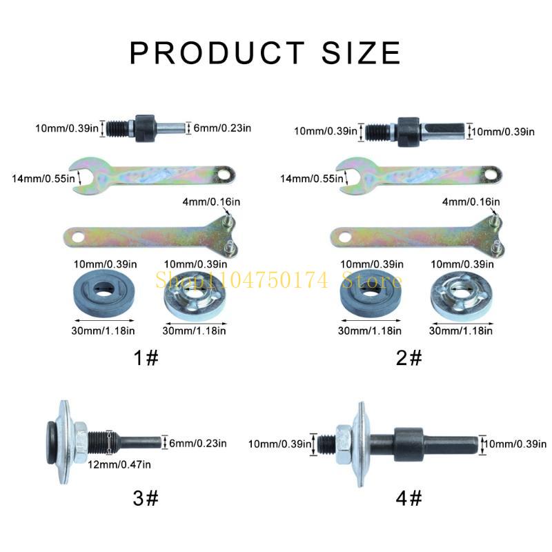 6mm/10mm Shaft Arbor Threaded Adapter Grinder Connecting Rod For Polishing Wheel top sale