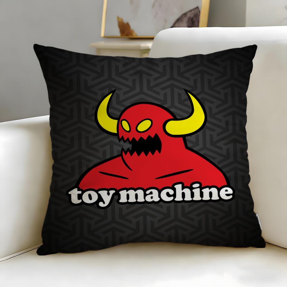 Popular Brand Toy Machine Cushion Cover Soft & Easy-Wash Pillow Case – Versatile For Couch, Bed, Travel And Office