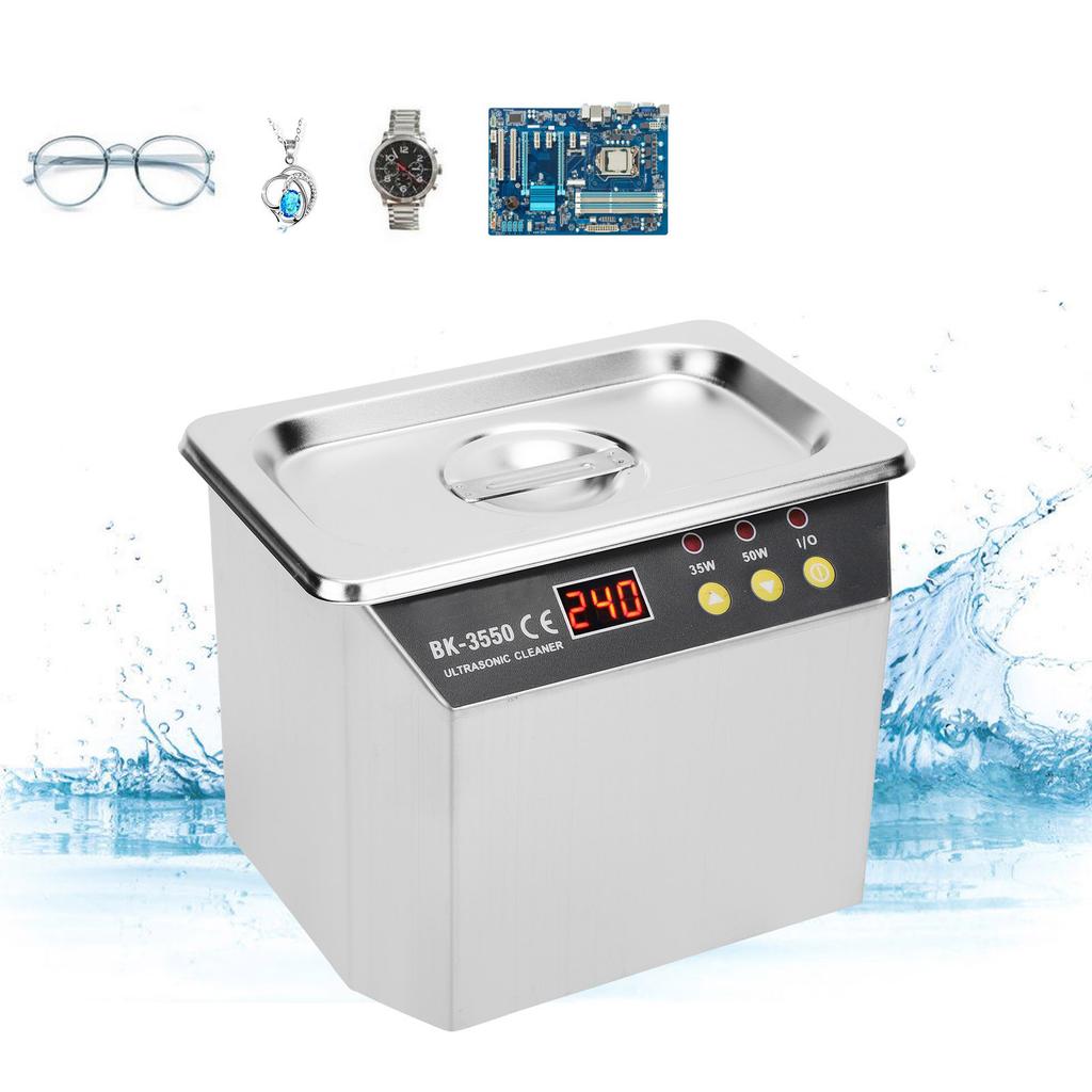 Ultrasonic Cleaner High Power for Jewellery Watches Rings Washing Machine BK-3550 0.8LEU Plug 220V