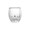 300ml Creative Double Wall Glass Mug Cute Beer Milk Coffee Cup Bear Cat Dog Animal Double-layer Glass Mug Valentine's Day Gift