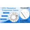 Bullet head NTC thermistor temperature sensor 10K waterproof probe with copper ring B value 3950 50CM 1M