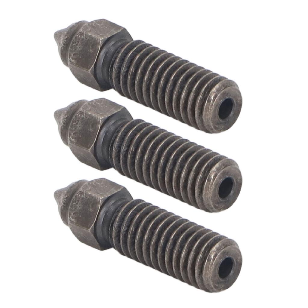 3Pcs Hardened Steel Nozzle 1.75mm 0.4mm M6 3D Printer Nozzle for K1 K1 Maximum for Anycubic Vyper