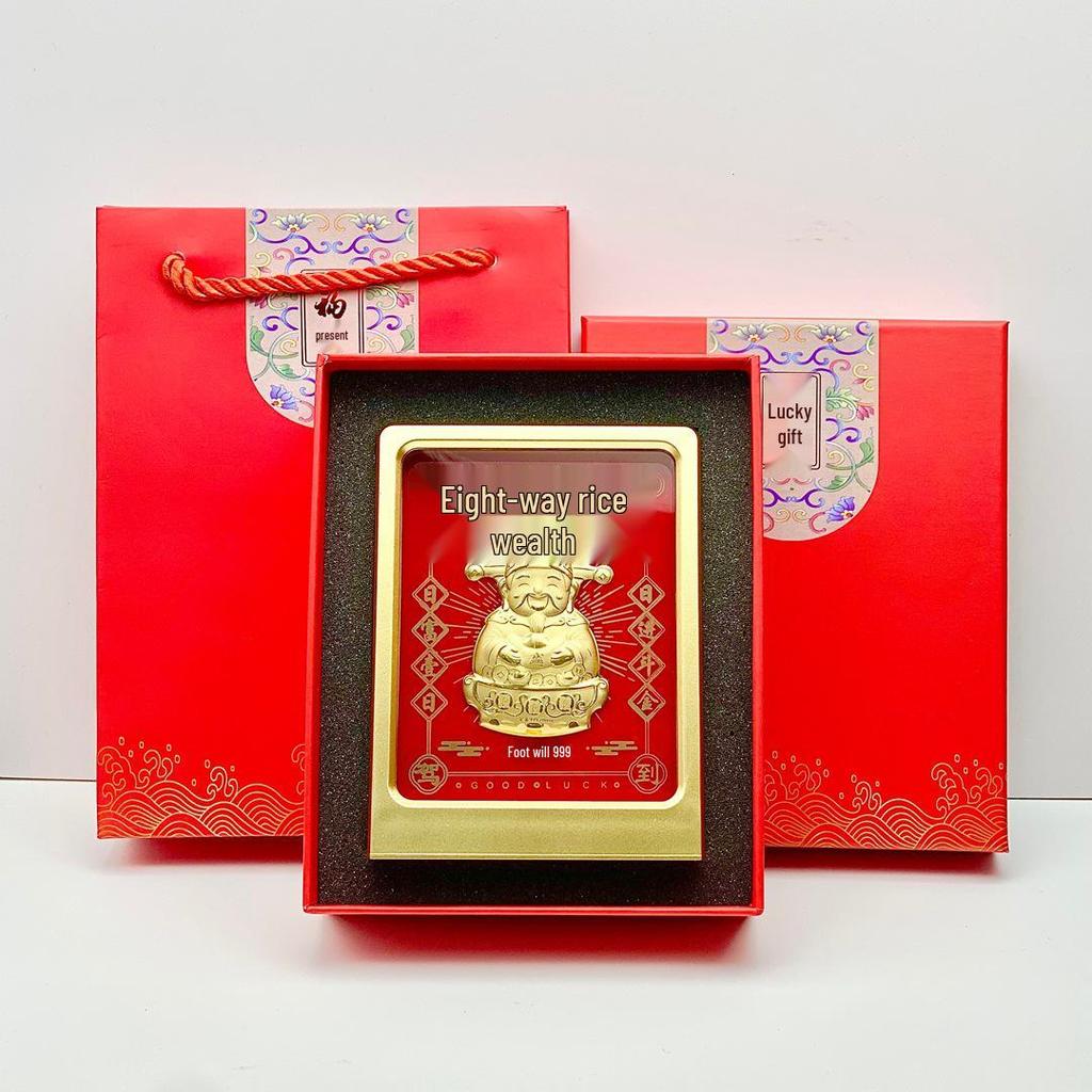 2026 Reichtumsgott Figur: Glück & Wohlstand Heimdeko und Geschäftsgeschenk