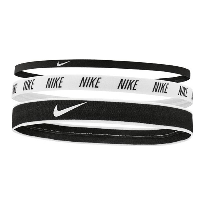 

Nike Three-Piece Set Nylon Silicone Polyurethane Headband Unisex Accessories Black White N0002548930OS-930 F,Black White