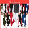 Stilvoller Herren Trainingsanzug Jogging Hoodie Mantel Jacke mit Reißverschluss und verstellbarer Hose Set für Activewear