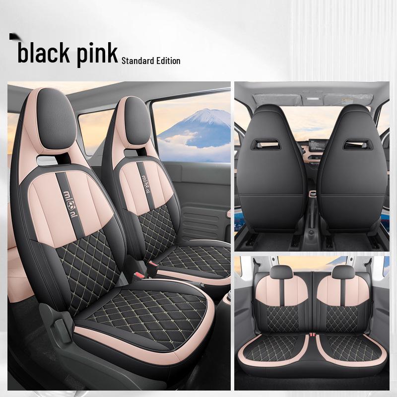 Panda MINI Universal Breathable Car Seat Cover – Cute, Wear-Resistant, Perforated, Four-Season Compatible