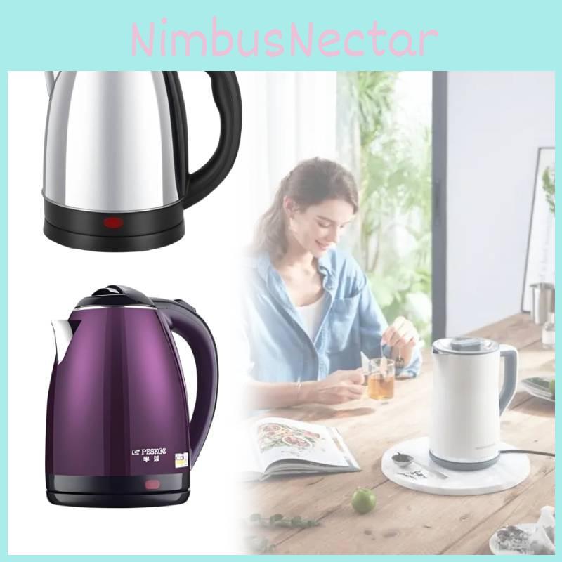 Electric Tainless Steel Kettle Rapid Heating Inner Markings Kitchen Supplies