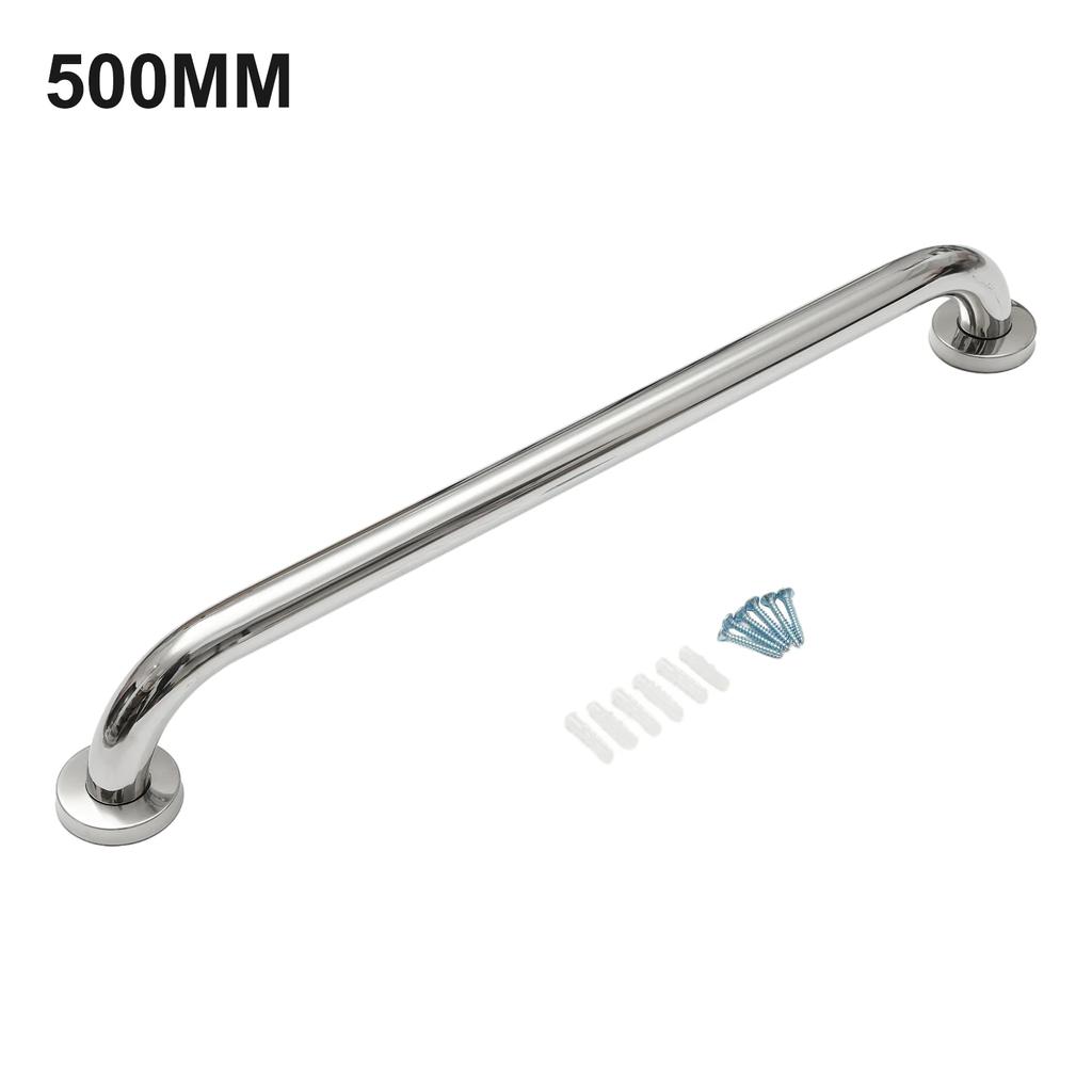 Rail Stainless steel Silver Handgrip Support Tub Grip 300/400/500mm Shower Bar Bathroom Safety Hand Towel Wall