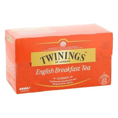 Twinings English Breakfast Tea, 25 Teabags, Premium Black Tea, English Classic Range, Medium Strength, Rich Flavour, 50 Gm