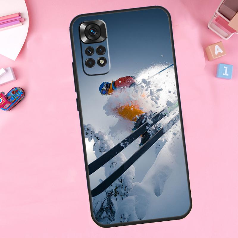 Ski Neige Snowboard Für Xiaomi Redmi Note 13 14 9 10 11 12 15 Pro Plus Handyhülle Für Redmi 15 C 14C 10C 12C 13C