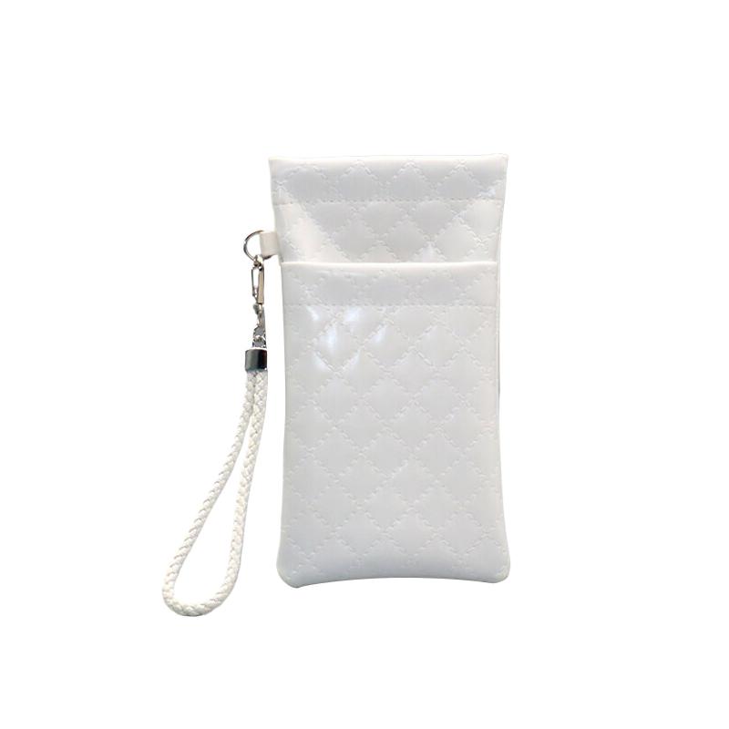 

Портативний футляр для сонцезахисних окулярів з м якої PU шкіри, чохол для окулярів, легко використовувати, мішечок білий