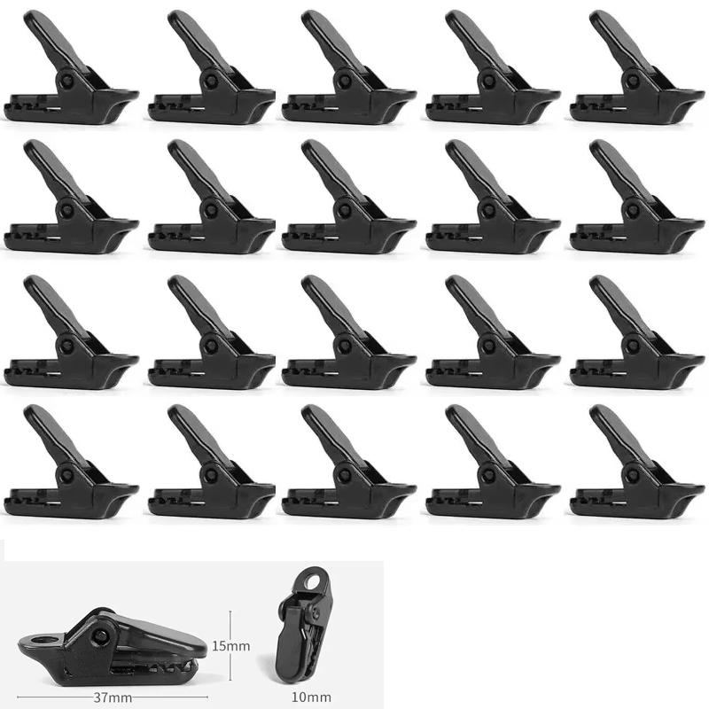Wytrzymałe klipsy do namiotu zapobiegające wiatrowi, wytrzymałe zaciski kempingowe do mocowania plandeki i namiotu, klipsy aligatorowe do mocowania na zewnątrz, 10/20/50 szt.