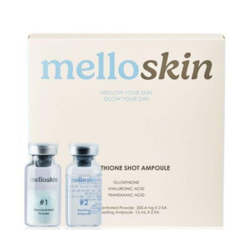 melloskin Glitathione Shot Ampoule (powder4mg+Ampoule 15ml)*2ea, 30g