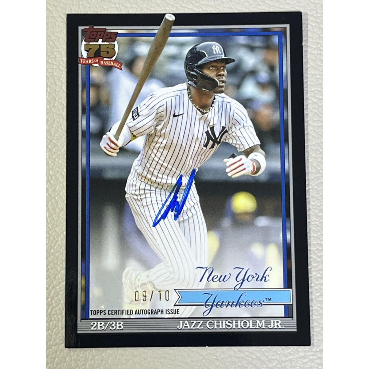 Used [Limited to 10/On Card/Color Match] MLB 2026 TOPPS SERIES1 Jazz Chisholm Jr. JAZ CHISHOLM Autograph Card Yankees