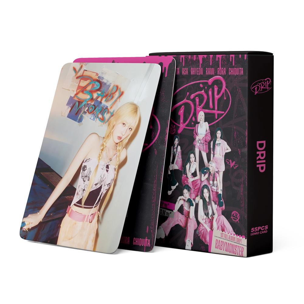 55Pcs/Set Kpop Idol New Album HOT SAUCE Photocards Lomo Card Postcards Fans Collection Gifts