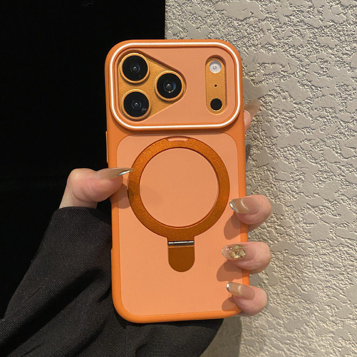

iPhone 17 Pro Case: Pivot Magnetic Bracket, Large Window, Frosted Two-tone (Apple 16 Plus Compatible) 15 Pro Max