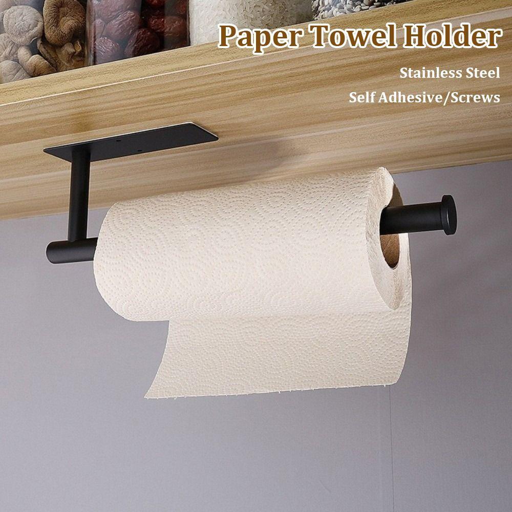 1ks Nerezový držák toaletního papíru Samolepicí Stojan na toaletní papír pro Kuchyň Koupelnu