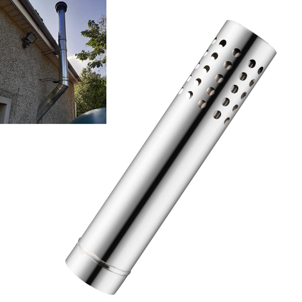 Stove Pipe High Quality Stainless Steel Strong Discharge Water Heater Stove Chimney Pipes Windscreen Trim Cover