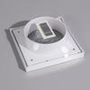 Vent Systems White Vent Cover Grille With Screen Plastic Exhaust Vent Cover One-Directional Dryer Vent Hood