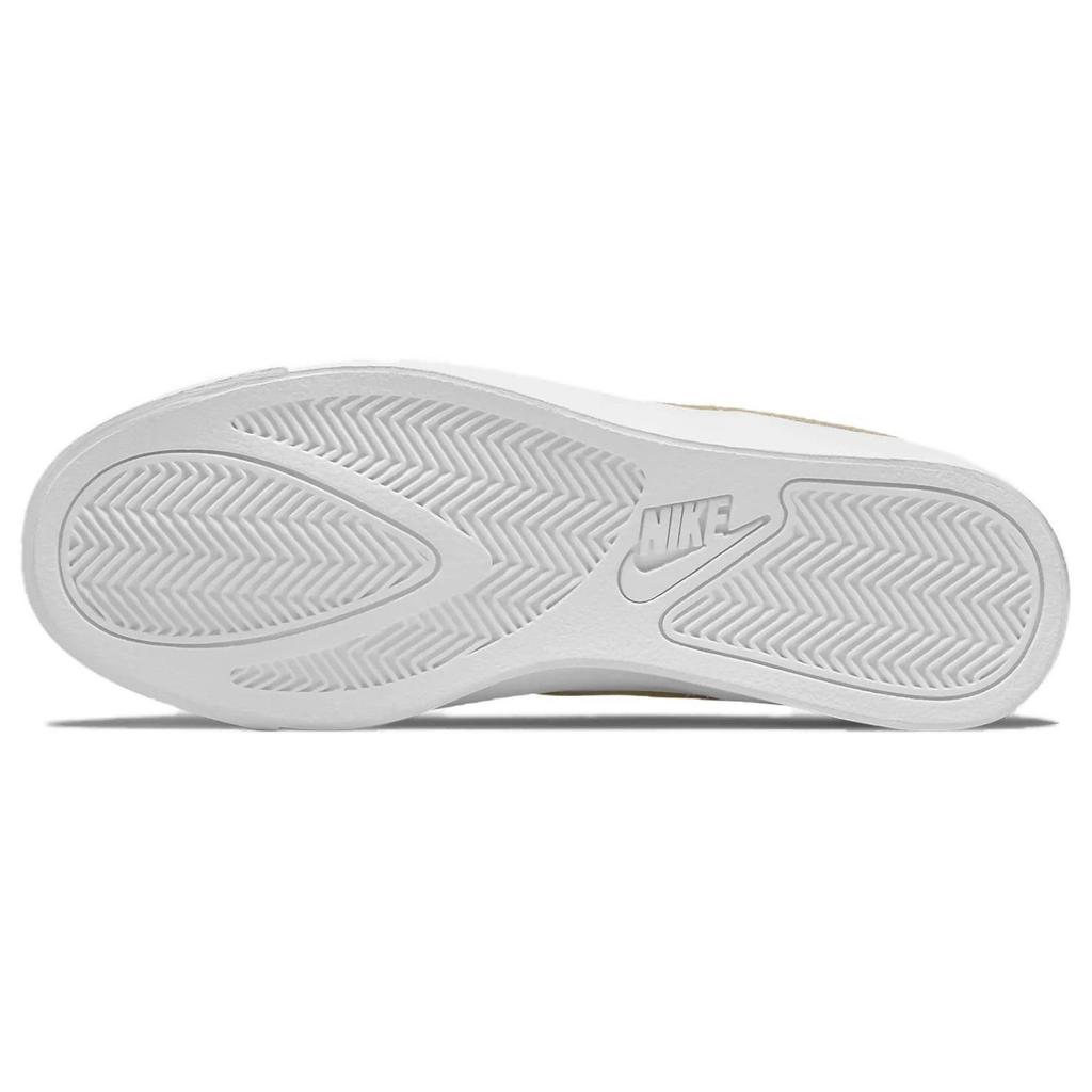 Nike Womens Court Royale AC 'White Metallic Gold' (women's Sizes) White / Metallic Gold Skateboard Shoes AO2810 109