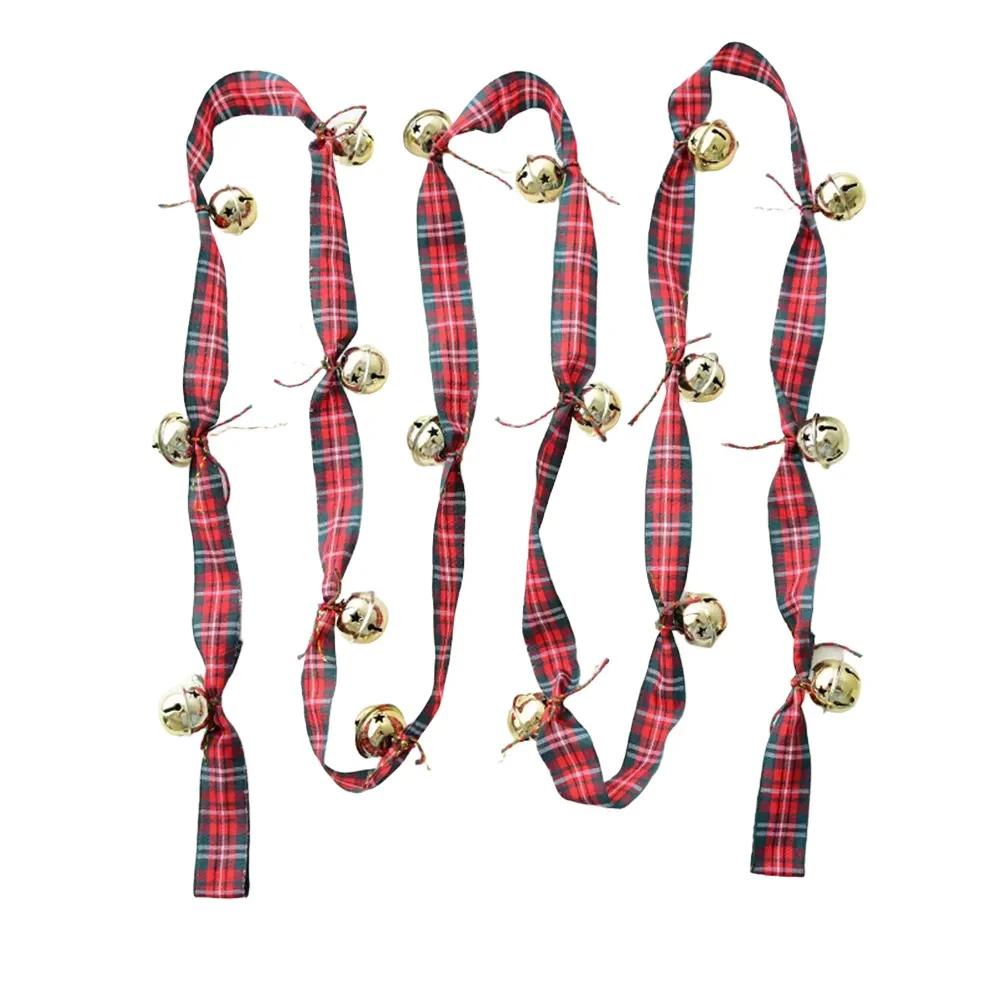 Christmas Celebration 2.7m Long Bell String Festive String Elegant Design Joyful Atmosphere Multifunctional Use