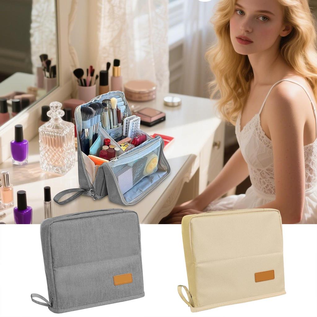 Pencil Case With Compartments Pencil Case Organizer Storage Lightweight Organizer Multi-Compartment Waterproof Cosmetic Bag