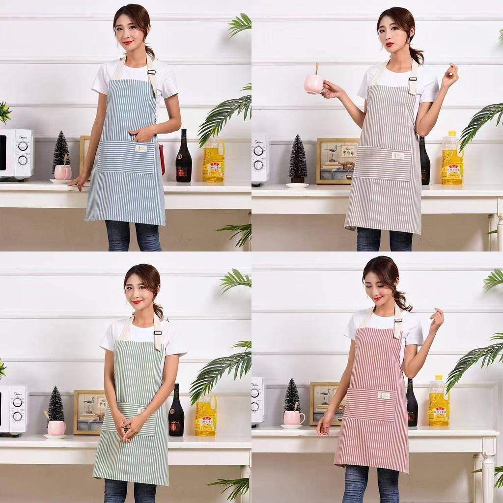 Resistant Stain Waterproof Hand Wiping Apron Sleeveless Adjustable Strap Neck