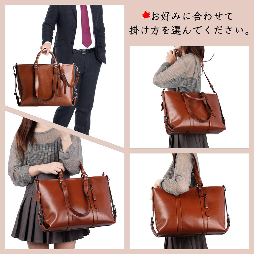 Business tote large A4 shoulder crossbody work school genuine gift [krison] bag, bag, cowhide, capacity, size, bag, women's, men's, 3-way, bag, bag,