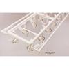 KOKUBO Industries PH Slim Square Hanger with 12 Pinch Clips, KL-076