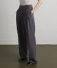 Aheule Pleat Balance Slacks_Dark Gray