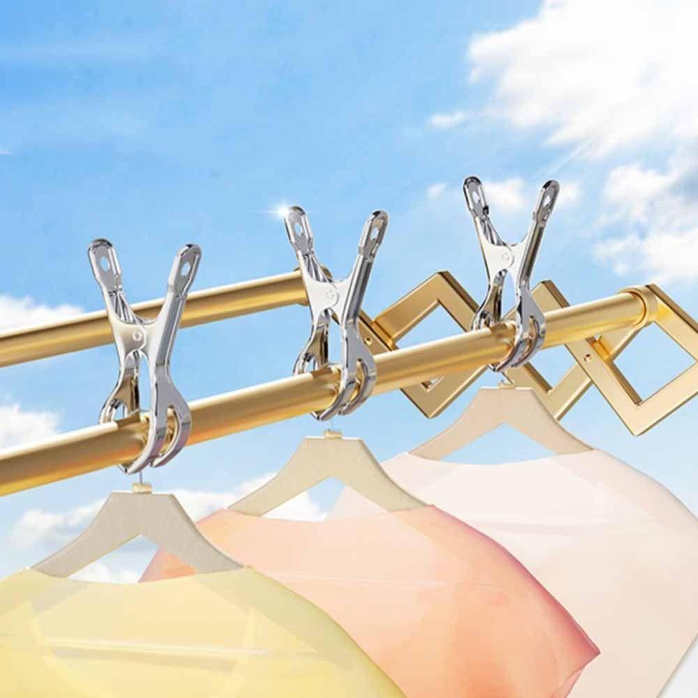 Wiederverwendbare Strandtuchklammern Heavy Duty Edelstahlklammern Winddichte Wäscheklammern für den Heimgebrauch