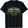 Retro Wildlife Trees Outdoors Nature Forest Vintage T-Shirt