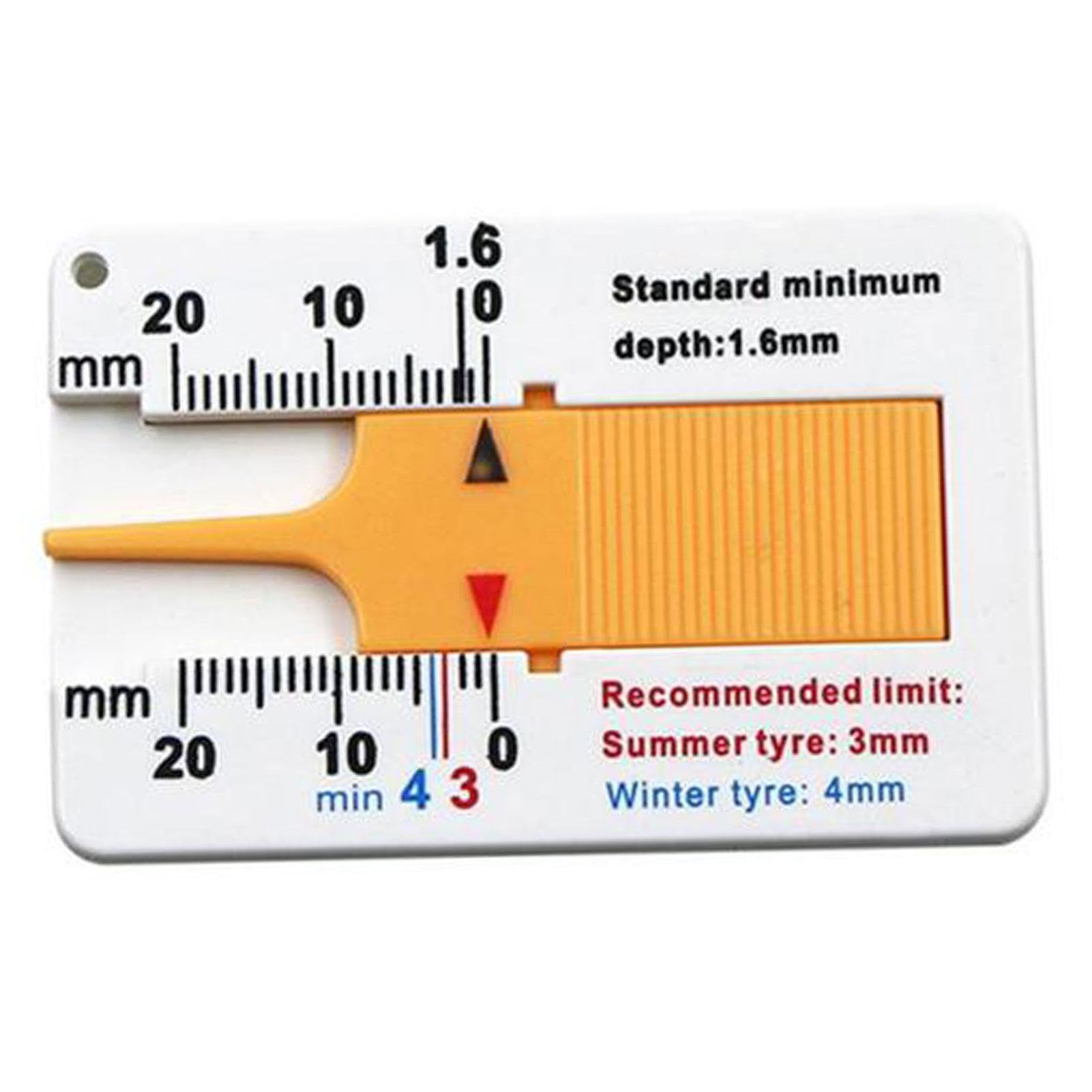 

Tire Depth Gauge - Tire Tread Checker | Tire Tread Depth Gauge | Car Please refer to the description жёлтый